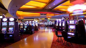 Live dealer studio at alltoto Big Time Gaming showing multiple camera angles of a blackjack table